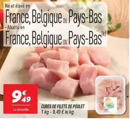 Netto CUBES DE FILETS DE POULET offre