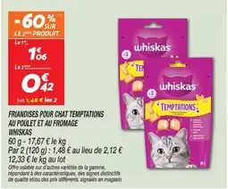 Netto whiskas friandises pour chat offre