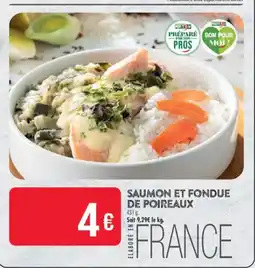Match MATCH SAUMON ET FONDUE DE POIREAUX offre