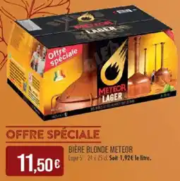 Match METEOR Bière blonde offre