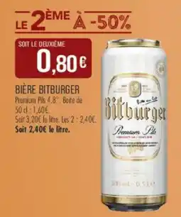Match Bitburger Premium Pils offre
