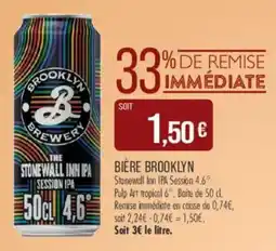 Match Brooklyn Brewery The Stonewall Inn IPA Session IPA offre