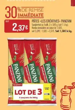 Match PANZANI Pâtes offre