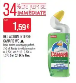 Match CANARD GEL ACTION INTENSE offre