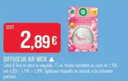 Match AIR WICK DIFFUSEUR offre