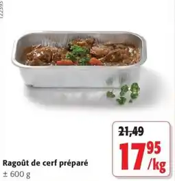 Colruyt Ragoût de cerf préparé offre