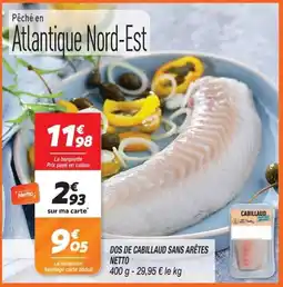 Netto CABILLAUD offre