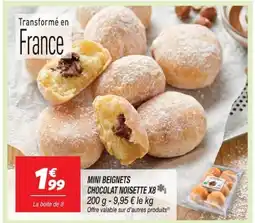 Netto MINI BEIGNETS CHOCOLAT NOISETTE offre