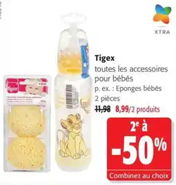 Colruyt Tigex toutes les accessoires pour bébés offre