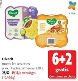 Colruyt Olvarit toutes les assiettes offre