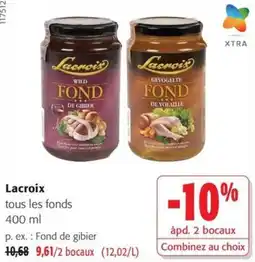 Colruyt Lacroix tous les fonds offre