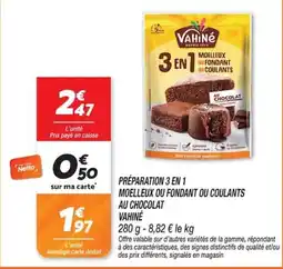 Netto VAHINÉ MOELLEUX OU FONDANT OU COULANTS offre