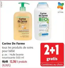 Colruyt Corine De Farme Huile lavante nourrissante offre