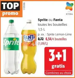 Colruyt Sprite ou Fanta offre