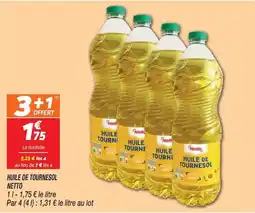 Netto Netto Huile de tournesol offre