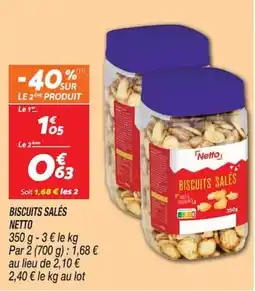 Netto Netto Biscuits salés offre