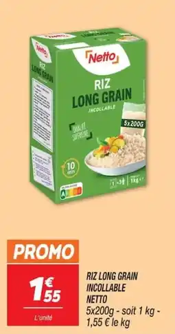 Netto Netto Riz long grain offre