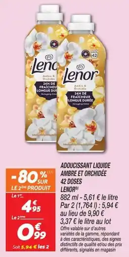 Netto Lenor Adoucissant liquide offre