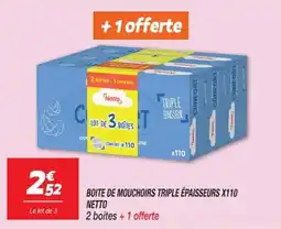 Netto Netto Mouchoirs offre