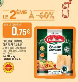 Match Galbani Pecorino Romano offre