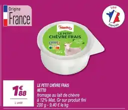 Netto Netto LE PETIT CHÈVRE FRAIS offre