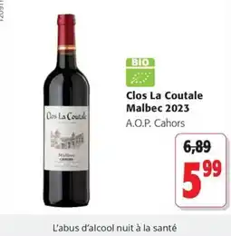 Colruyt Clos La Coutale Malbec offre