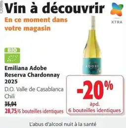 Colruyt Adobe Emiliana Reserva Chardonnay offre