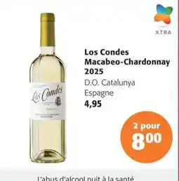 Colruyt Los Condes Macabeo-Chardonnay offre
