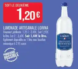 Match LORINA Limonade artisanale offre