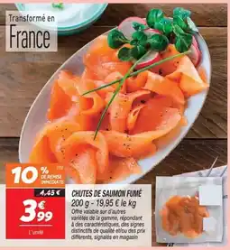 Netto CHUTES DE SAUMON FUMÉ offre