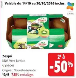 Colruyt Zespri Kiwi Vert Jumbo offre