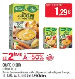 Match Knorr Soupe offre