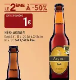 Match Arowen bière offre