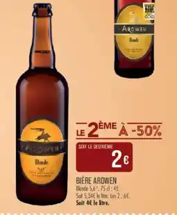 Match Ardwen bière offre
