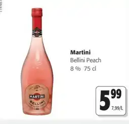 Colruyt Martini Bellini Peach offre