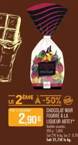 Match ABTEY Chocolat noir offre