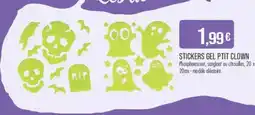 Match STICKERS GEL PTIT CLOWN offre