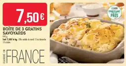 Match MATCH Gratins Savoyards offre