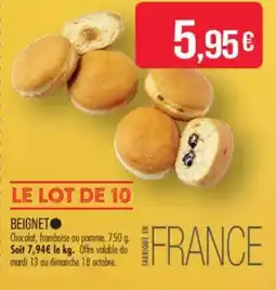Match BEIGNET offre