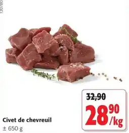 Colruyt Civet de chevreuil offre