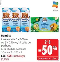 Colruyt Bambix tous les laits offre