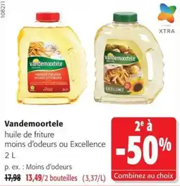 Colruyt Vandemoortele huile de friture offre