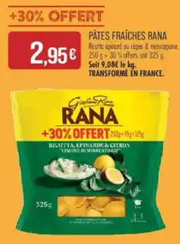 Match RANA Pâtes fraîches offre