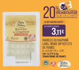 Match Reflets de France Ravioles du Dauphiné offre