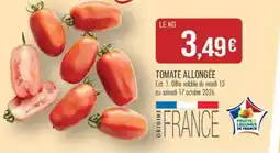 Match TOMATE ALLONGÉE offre