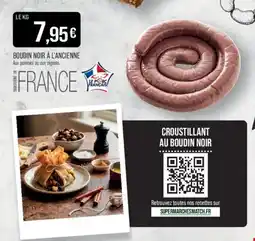 Match Boudin Noir à l'Ancienne offre
