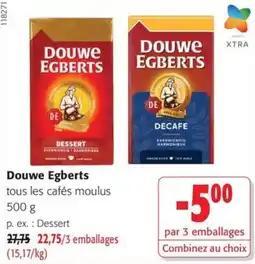 Colruyt Douwe Egberts tous les cafés moulus offre