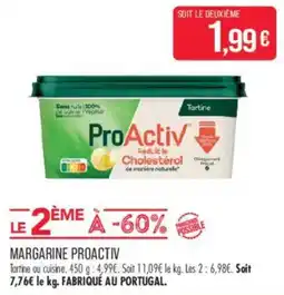 Match ProActiv Margarine offre