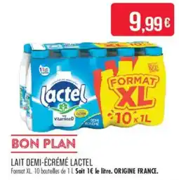 Match Lactel Lait demi-écrémé offre