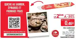 Match Carrefour Classic' Pâte brisée offre